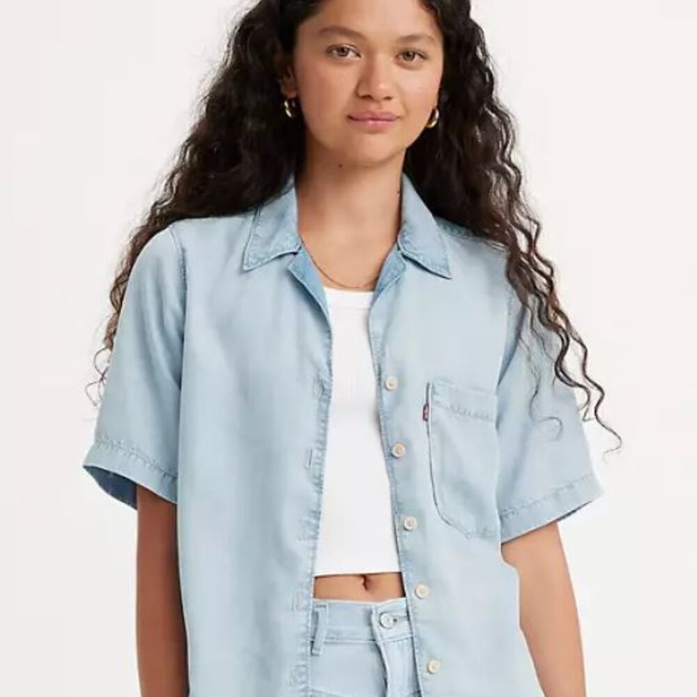 LEVIS JOYCE SHORT SLEEVE RESORT SHIRT